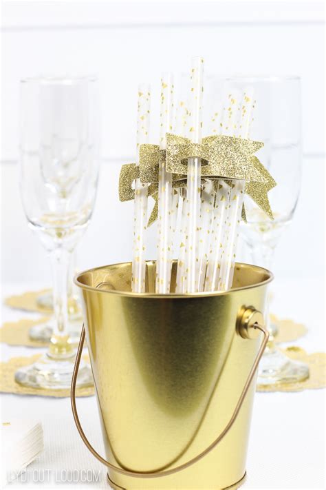 Order invitations and if the date (or venue) changes we will reprint your order free. Glam Gold Engagement Party Decorations with Cricut - Lydi ...