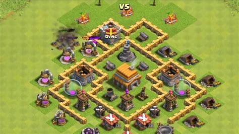 Clash Of Clans Th5 Base Layout - Best Clash of Clans TH5 Base Layout + Defense 2015 - YouTube