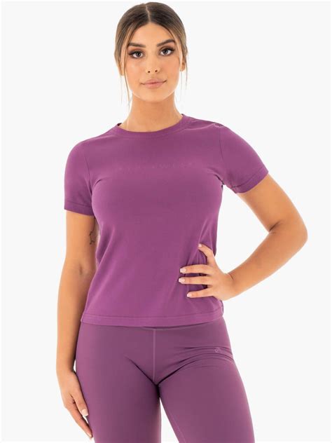 Motion T Shirt Purple Ryderwear Wholesale Au
