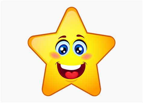 Star Thumb Signal Clip Star With Smiley Face Hd Png Download Transparent Png Image Pngitem