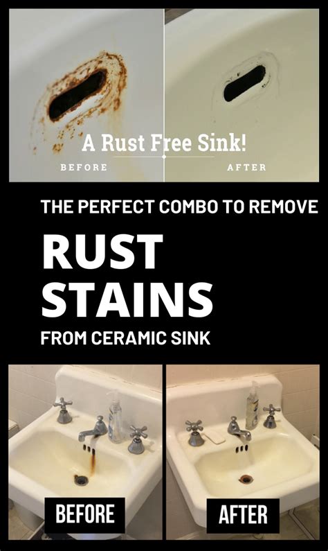Check spelling or type a new query. The Perfect Combo To Remove Rust Stains From Ceramic Sink ...