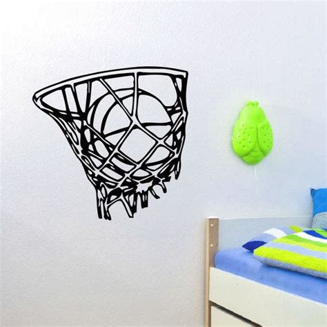 Basketball Hoop Vinyl Wall Art Decal Sticker Overstock 10578115