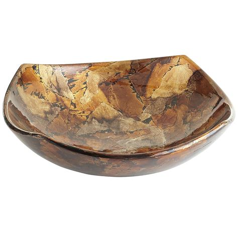 Gold Foil Ceramic Decorative Bowl Decorative Bowls Decorative