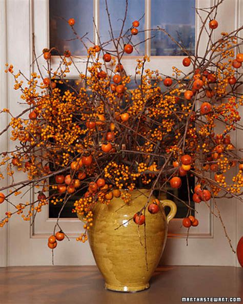 Switch up your front porch, patio, or outdoor space with lights, lanterns, and other decorations in fall colors. Orange Flower Arrangements | Martha Stewart