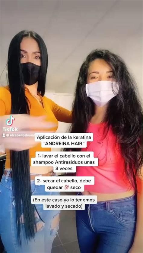 AplicaciÓn De Keratina Andreina Hair Video Keratina Para El Pelo Keratina Cabello Alisado