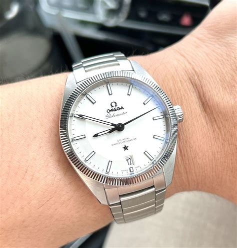 Omega Constellation Globemaster White Silver 39mm Luxury Watches On
