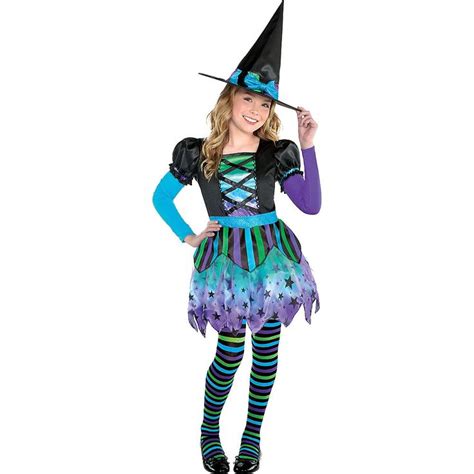 Girls Spell Caster Witch Costume Girl Witch Costume Halloween