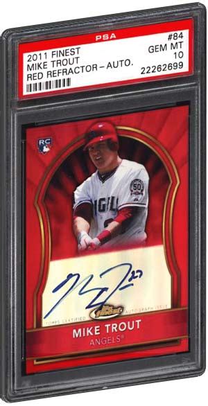 Maybe you would like to learn more about one of these? Top 10 Mike Trout Rookie Card List - Baseball Card Value - PSA Graded