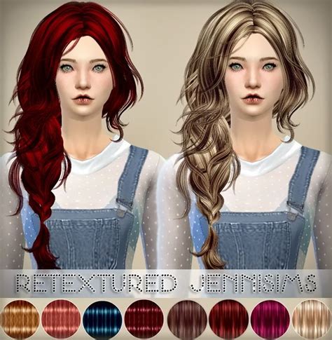Jenni Sims Elasims Hairstyle Converted Sims 4 Hairs