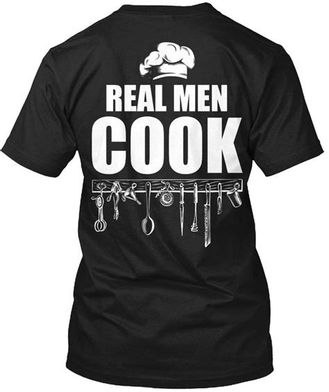 Real Men Cook Chef Funny T Shirt For Men Vitomestore Chef Tshirt Man Cooking Chef Shirts