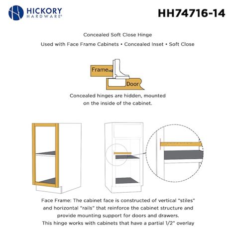 Hickory Hardware 2 Pack 12 In Overlay 106 Degree Opening Polished