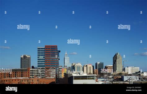 Raleigh North Carolina Downtown Skyline Stock Photo Alamy