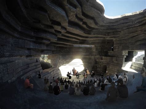Open Architecture Designs Chapel Of Sound Concert Hall Like A Boulder
