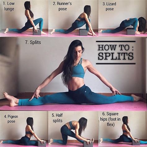 How To Splits Sequence 👉🏽 Hold Each Pose Between 3 5 Breaths You Have To Feel Comfortable