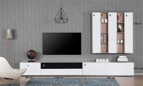 Le meuble rouge cherry bureau et meuble tv vous permet de ne plus avoir à choisir entre un bureau et un meuble. Combinaison Meuble TV Paroi Sonorous Elements Lowboard LC27