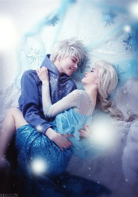 Jack And Elsa Cosplay Elsa And Jack Frost Photo 39495105 Fanpop