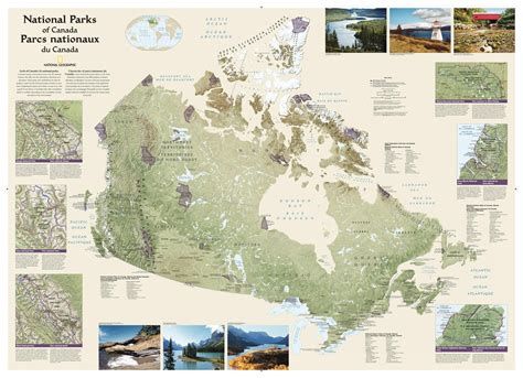National Parks Canada Map National Geographic