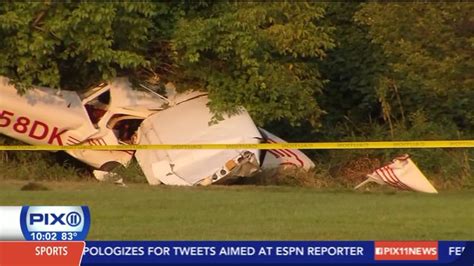 Two Injured After Small Plane Crashes Into Trees On Soccer Field In