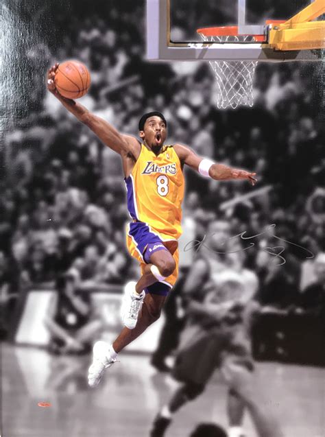 Lot Detail Kobe Bryant Signed Slam Limited Edition 26 X 32 Canvas