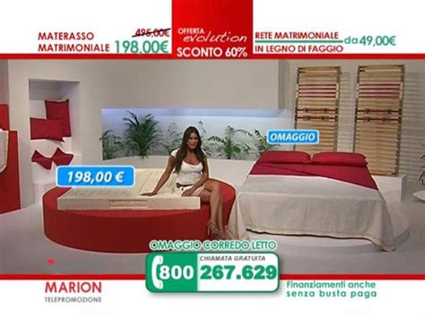 La sua lavorazione è semplice ma è stata affinata nel corso di molti anni di esperienza. Televendita Materassi Marion / I Marion Platinum ...