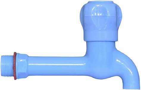 Royal Long Body Heavy Duty Plastic Water Tap Bib Cock Inch Mm Size With Flange For Bath