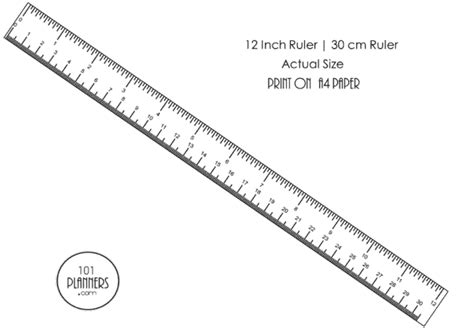 Your Free And Accurate Printable Ruler Vlrengbr