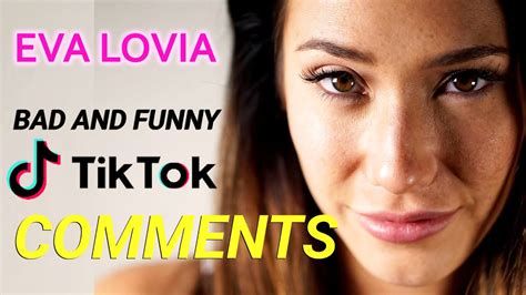 Eva Lovia Porn Star Tiktok Bad And Funny Comments Compilation Youtube