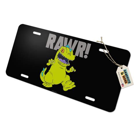 Rugrats Reptar Rawr Novelty Metal Vanity Tag License Plate