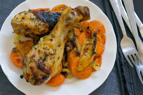 Sweet And Spicy Roast Chicken With Carrots And Dates You Plate It