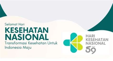 Ucapan Hari Kesehatan Nasional Ke Transformasi Kesehatan Untuk Indonesia