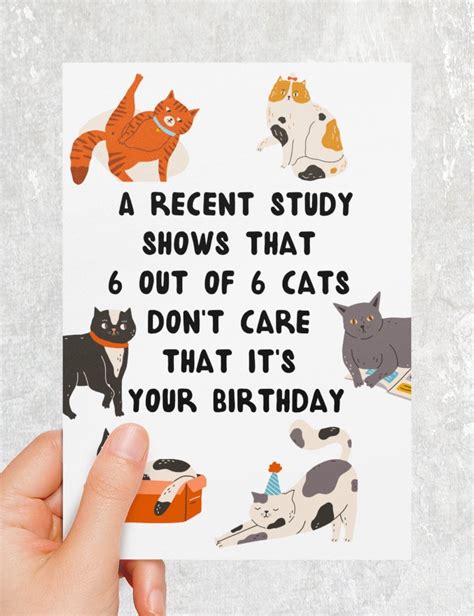 Funny Cats Birthday Card Untamedego Llc