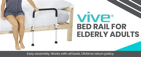 Vive Bed Assist Rail Adult Bedside Standing Bar For Seniors Elderly Handicap
