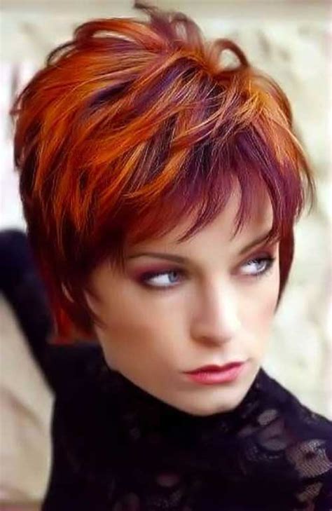 Give texture to your asymmetric waves and get nice wispy points for a difference. 10+ Red Pixie Cut | Short Hairstyles 2017 - 2018 | Most ...
