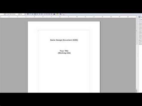 Gdd often is made subject to a lot of changes and updates over the development course as the game starts to take shape. How to Make and Write a GDD (Game Design Document) - YouTube