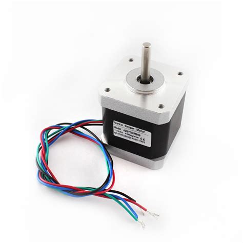 This motor has six lead wires, and the rated voltage is 12 volt. Hobbytronics. Nema 17 Stepper Motor