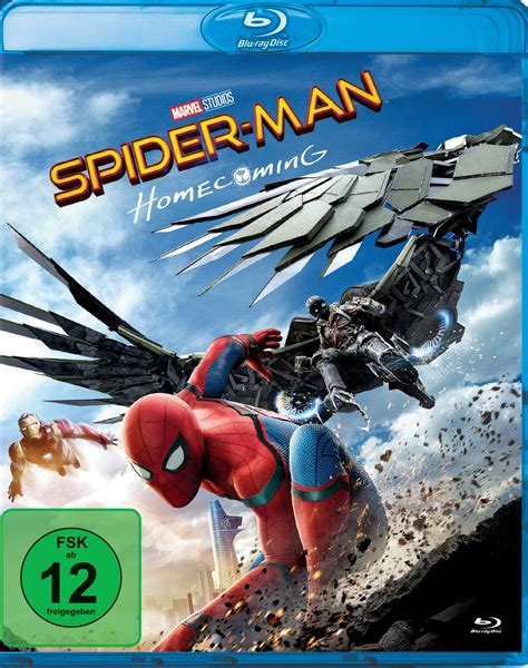 Том холланд, майкл китон, роберт дауни мл. UHD Blu-ray Kritik | Spider-Man: Homecoming (4K Review ...