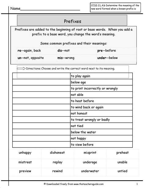 Affixes Ideas Prefixes And Suffixes Prefixes Suffixes Worksheets
