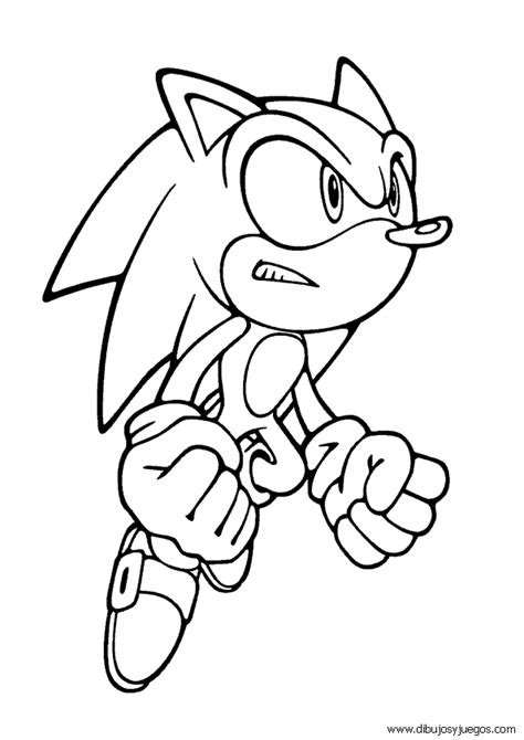Imágenes De Sonic Para Colorear Dibujar E Imprimir