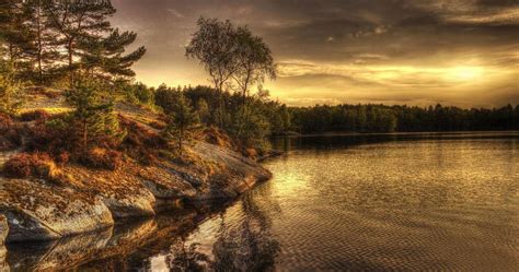 Lake In Sweden On Evening 4k Ultra Hd Wallpaper Hdr Photography Hd