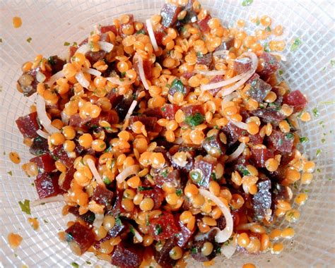 Rote - Linsen - Salat mit Roter Bete von SessM