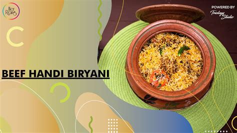 Handi Beef Biryani Eid Special Recipe By Herrang Youtube