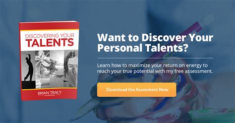 Discovering Your Talents Brian Tracy