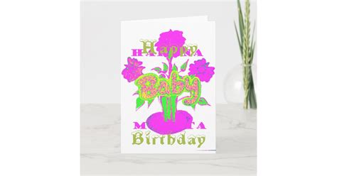 Create Your Own Colorful Happy Birthday Pretty Card