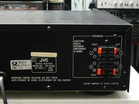 Jvc Rx 503 Stereo Receiver Audiobaza