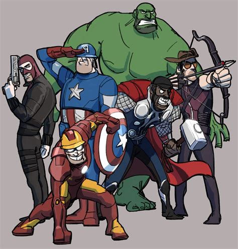 Team Fortress 2 Characters As The Avengers Fan Art — Geektyrant