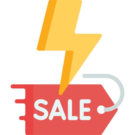 Flash Sale Free Commerce And Shopping Icons