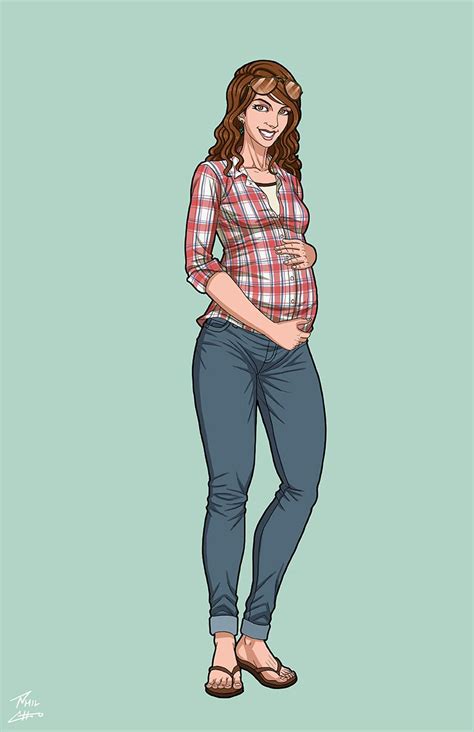 Angie Outfit 2 Pregnant Oc Commission By Phil Cho On Deviantart Character Design Systems