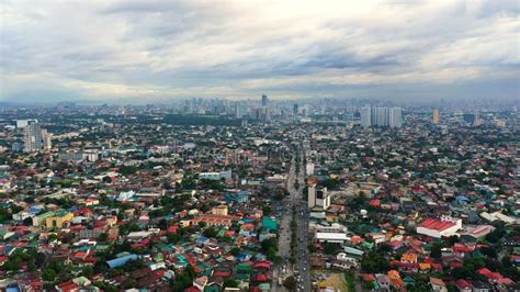 Manila The Capital Of The Philippines Aerial View Stock Photo