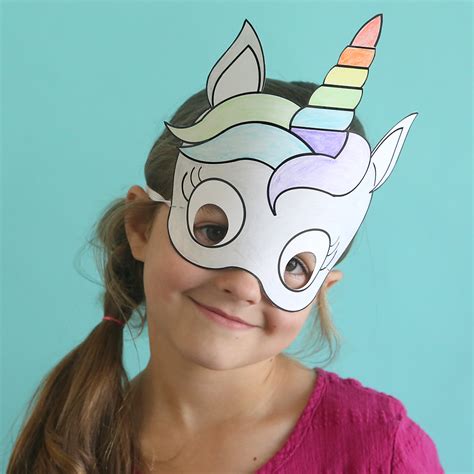 Free Printable Unicorn Mask Printable Templates