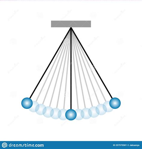 Diagram Of Simple Pendulum Harmonic Motion Royalty Free Illustration
